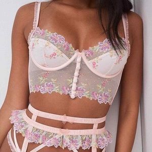 For Love & Lemons April Bloom Bra